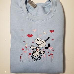 Snoopy Embroidered Sweatshirt